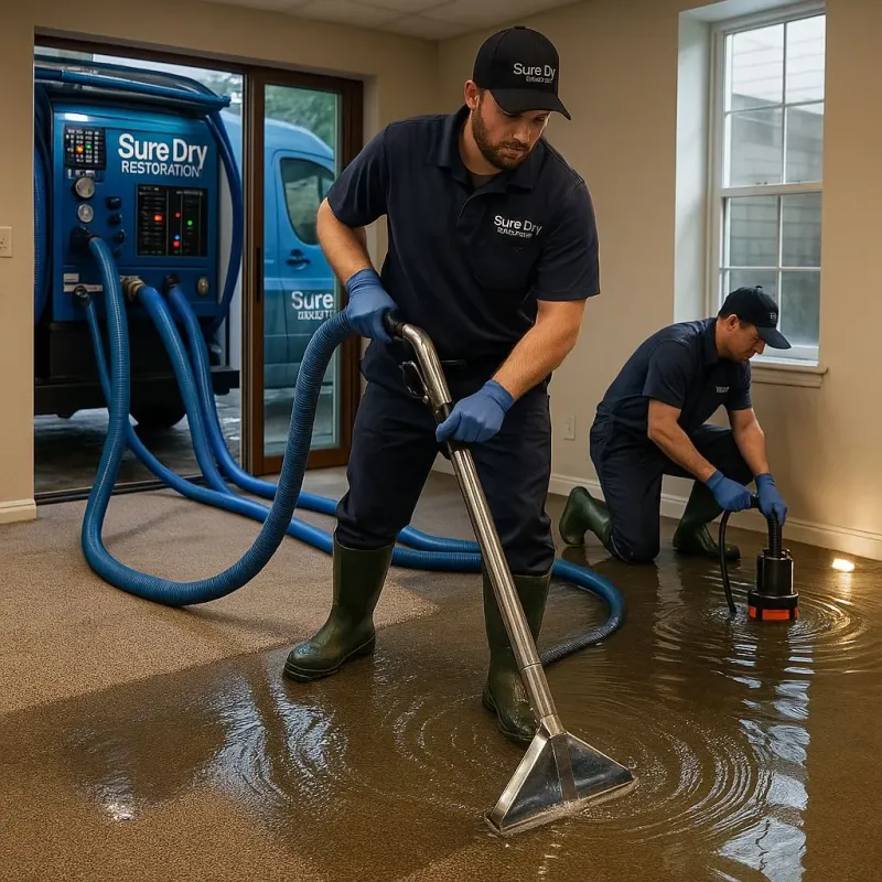 Water Extraction and Removal process in Eastlawn Gardens, PA